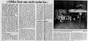  29.08.1992 - Bieler TagblattAfrika lässt uns nicht mehr los