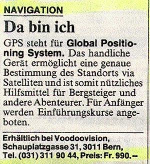  04.03.1994 - Der BundNavigation: Da bin ich