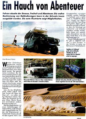  06.08.1996 - Auto IllustrierteEin Hauch von Abenteuer