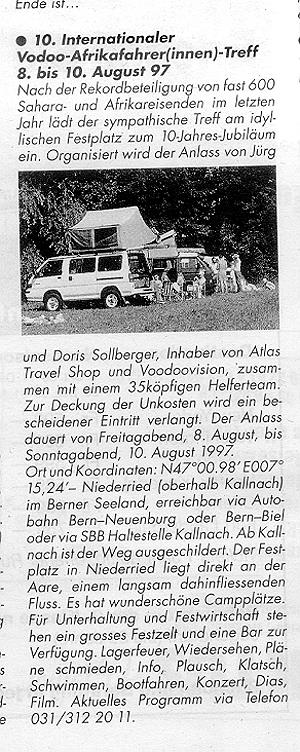 23.07.1997 - Globetrotter-Magazin