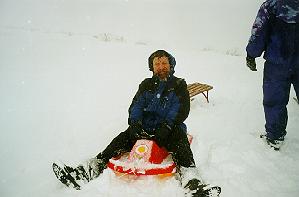 Vorbereitungstreff zum Voodoo-Treff 2000 im Schnee...