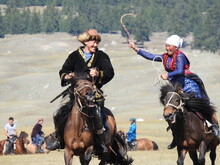 Mongolei 2023, Teil 1: Adler und Pferde, Westmongolei - Foto 272