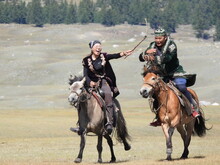Mongolei 2023, Teil 1: Adler und Pferde, Westmongolei - Foto 273