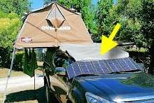 Faltbares Solarpanel