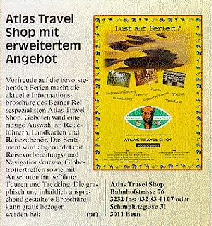  16.05.1996 - Moto Sport SchweizAtlas Travel Shop mit erweitertem Angebot