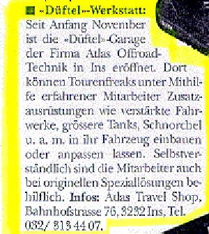  03.12.1998 - TöffDüftel-Werkstatt